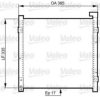 VALEO 814326 Condenser, air conditioning